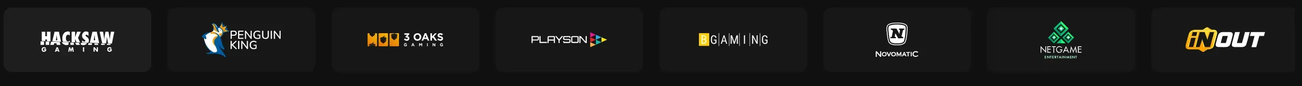 Olymposwin Casino game providers